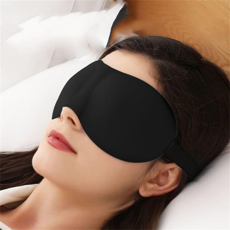 3D Sleep Mask, 1 Count Soft & Breathable Eye Cover, Comfortable Eye Mask for Travel & Nap, Sleeping Mask for Home & Office