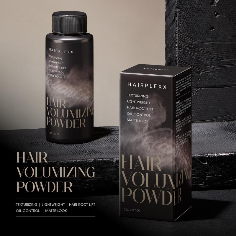 Hairplexx Volumizing Powder for Texturizing Hair Styling with Matte Finish, Oil Control, Lightweight Feel, for Boys and Girls Haircare Daily