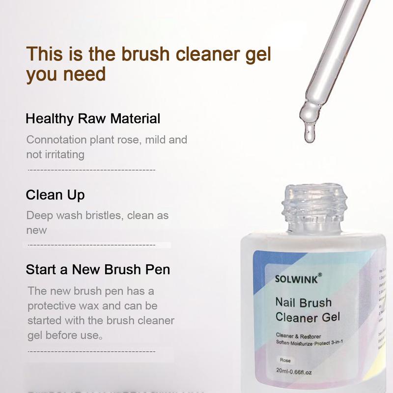 Nail Brush Cleaner Gel Rose Gel Nail Brushes Cleaner for Solid Gel Polish Brush Clean Dappen Dish Glass Brush Wash Cup