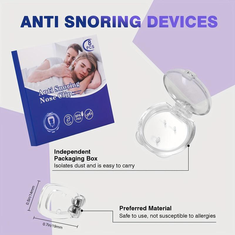 Anti Snoring Devices, Snore Stopper With Adjustable Magnet, Snoring Solution For Comfortable And Quieter Sleep