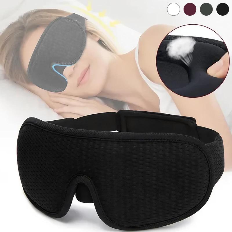 3D Sleep Eye Mask, Breathable Comfortable Sleep Eye Cover, Soft Eye Care Mask for Travel, Nap, Night Sleep, Yoga & Pilates Equipment