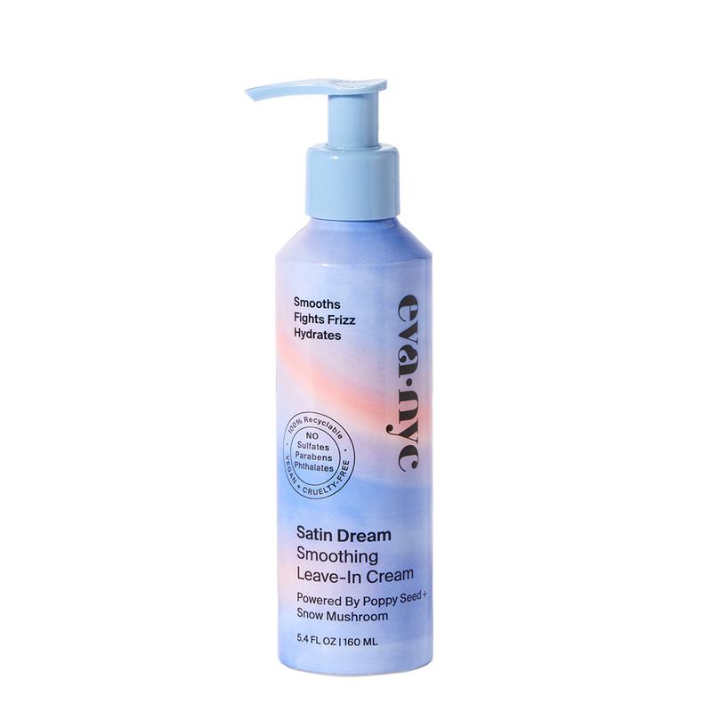 Eva NYC Satin Dream Smoothing Leave-In Cream, Haircare for Fighting Frizz, 5.4 fl oz