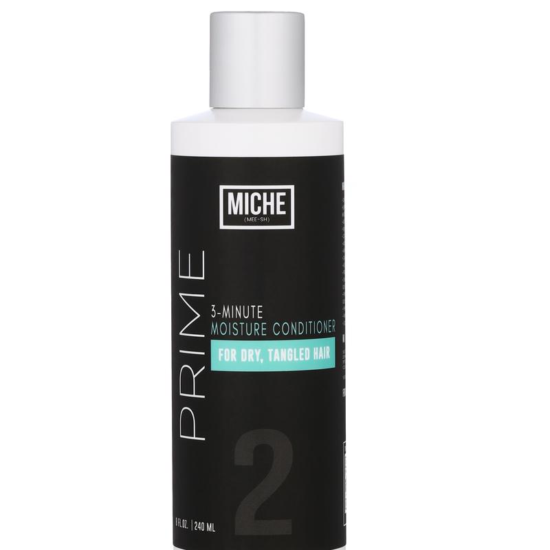 PRIME 3 Minute Moisture Conditioner 8 fl oz | Moisturizing & Conditioning Conditioner | Hydrates Dry, Damaged & Tangled hair - Miche Beauty