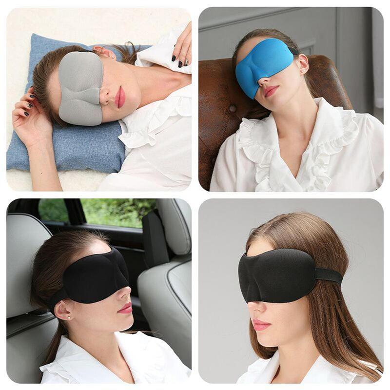 3D Sleep Mask, 1 Count Soft & Breathable Eye Cover, Comfortable Eye Mask for Travel & Nap, Sleeping Mask for Home & Office