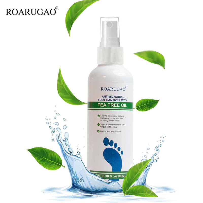 [90% People Choice] Antimicrobial Foot Cleanser Liquid Soap with Tea Tree Oil, Soothes itch and Skin irritations, 100ml Bottle,