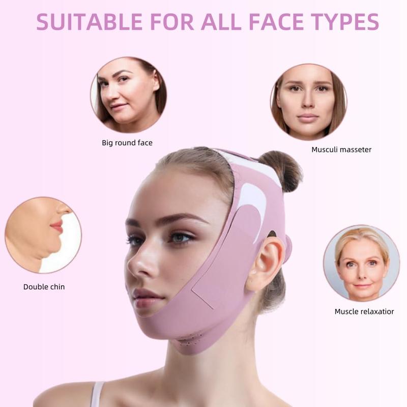 Graphene V-Line Mask, Chin Up Mask V Shaped Face Mask Jaw Exerciser Skincare Comfort Facial Adjustable Tightening-Thanksgiving gift