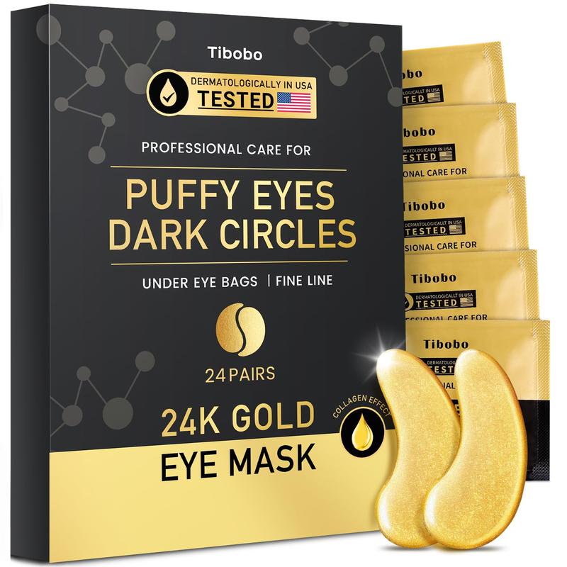 24k Gold  Golden Under Eye 72 Pair Moisture Patches Comfort Hydrating , Moisturizing Eye Masks , Eliminate Dark Circles and Puffy Eyes