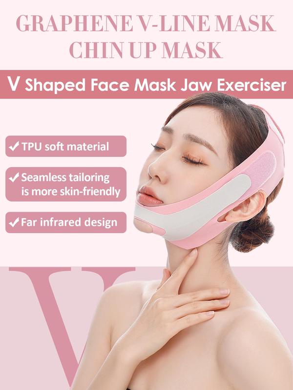 Reusable Face Strap, V Line Mask, Double Chin Reducer, Chin Up Patch, V Shaped Belt, Face Lifting Belt, Face Mask for Sagging