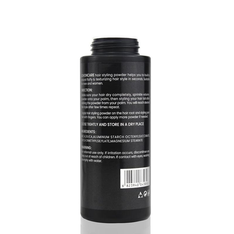 Hair Styling Powder, Matte Look for All, Hair Volumizer with Medium Hold, Long Lasting, Easy to Apply, No Sticky