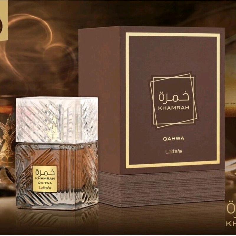 Lattafa Khamrah Qahwa EDP Unisex 3.4 Fl oz Perfume Cologne