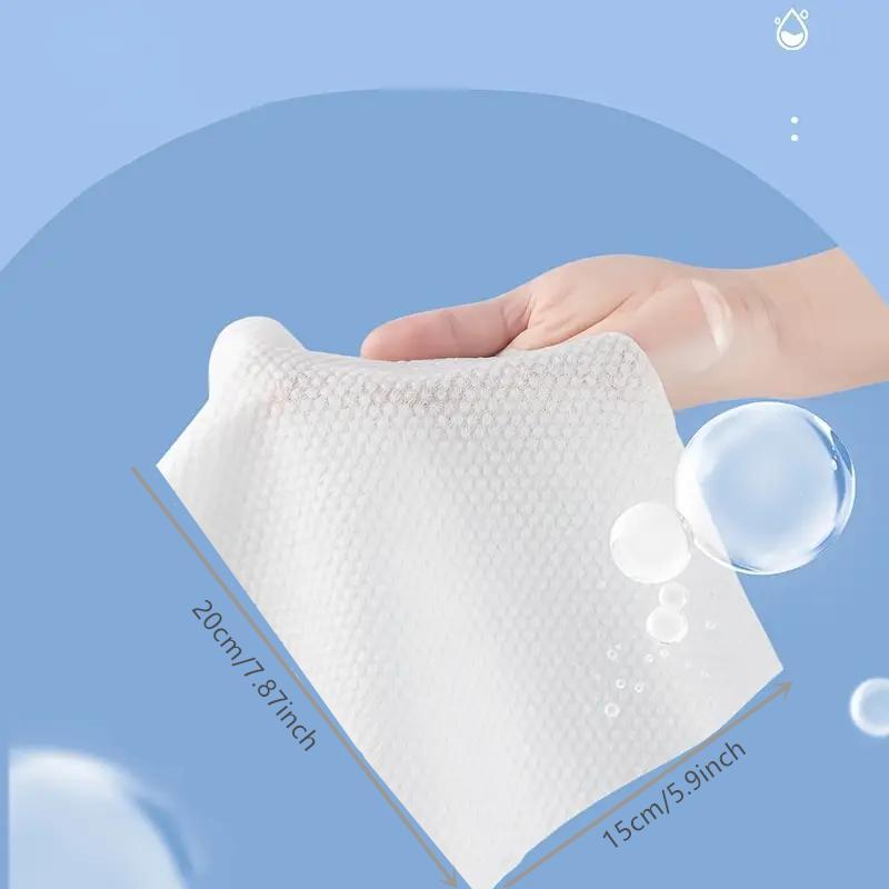 Disposable Washcloth (3 Bags), Summer Stuff Comfort Thick Cleansing Face Towel, Make Up Soft Removing Wipes, Dry Cleanser Towelettes for Skin Care