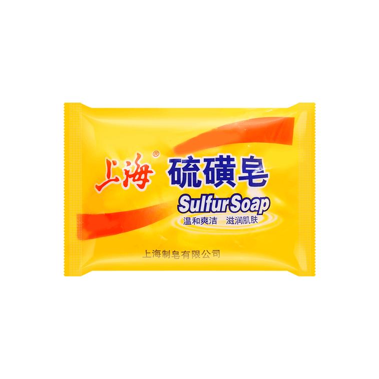 Shang hai zhi zao | Shanghai Sulfur Soap 10% Sulfur Soap Face and Body Bar Soaps 3.4 OZ