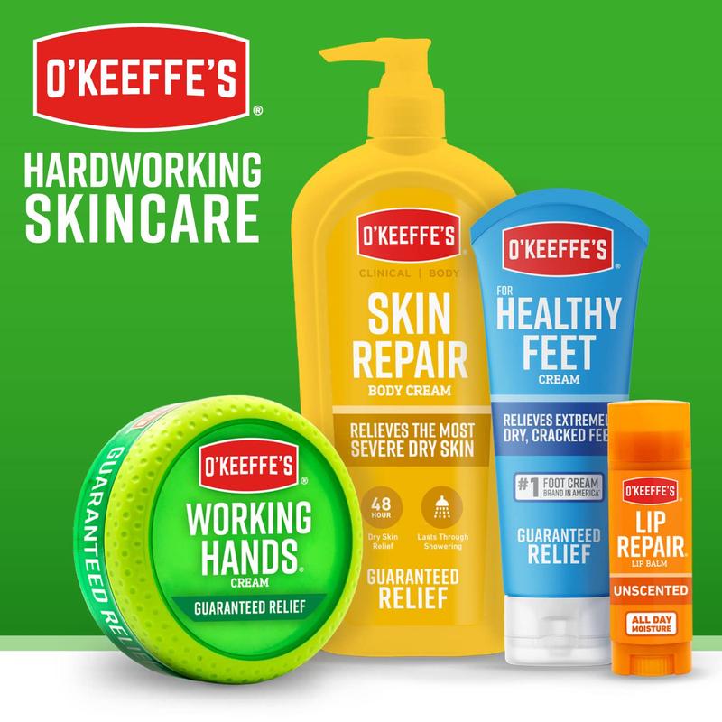 O'Keeffe's Working Hands Hand Cream for Extremely Dry; Cracked Hands; 3.4 Ounce Jar; (Pack 1)