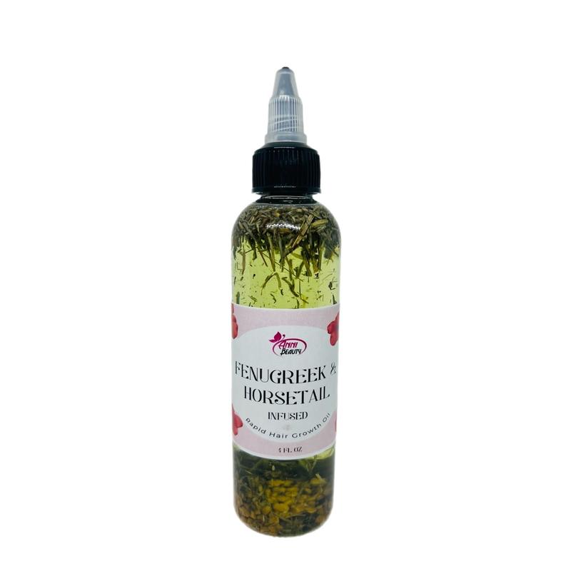 Extra Strength Fenugreek & Horsetail, Rosemary Infused Hair Growth Oil Moroccan