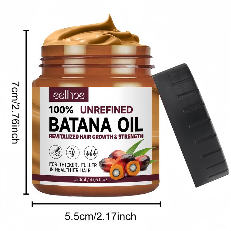 Raw Batana Oil for Hair Growth: 100% Natural Batana Oil from Honduras Prevent Hair Loss and Enhances Hair Thickness for Men & Women Haircare, Comfort