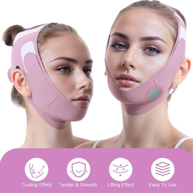 Graphene V-Line Mask, Chin Up Mask V Shaped Face Mask Jaw Exerciser Skincare Comfort Facial Adjustable Tightening-Thanksgiving gift