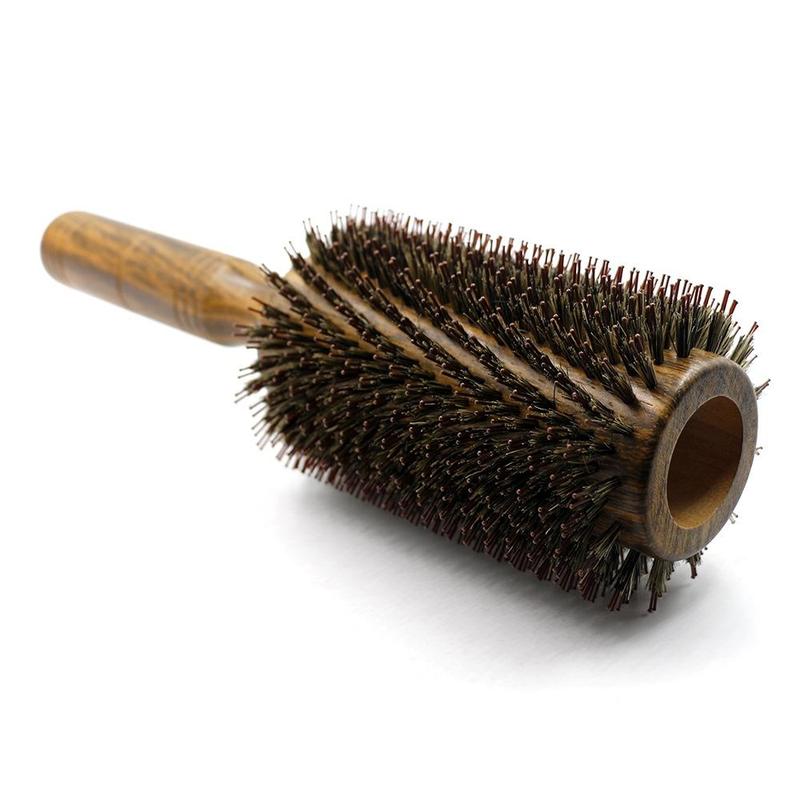 Wooden Handle Hairdressing Brush, Wet & Dry Hair Detailing Comb, Curly Hair Detangling & Styling Tool For Women, Men