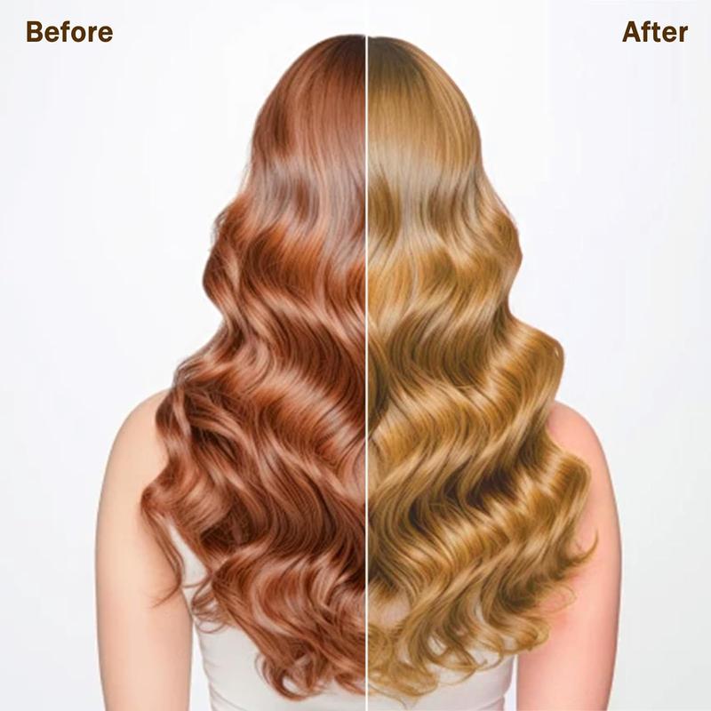 Hair Dye Shampoo Blonde For Women And Men, 3-In-1 Instant Hair Color Shampoo, Long Lasting Brown Hair Shampoo, Shampoo Hair Dye Easy To Use,Halloween