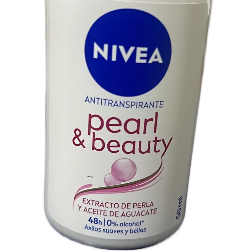 Nivea Pearl and Beauty Antitranspirate Pearl Extract and Avocado Oil 48 Hours Protection 0% Alcohol          50ml Body Care Sensitive