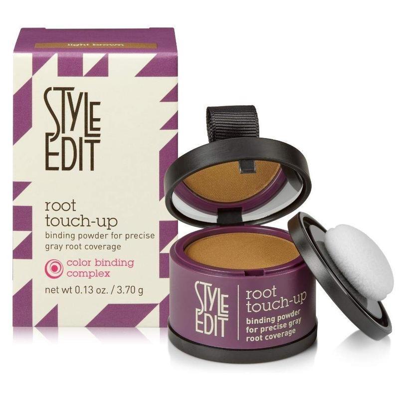 Style Edit Root Cover Up Hair Color Concealer Powder - Brown Hair - Salon Worthy Results made in the USA Hair Dye Haircare Silicone