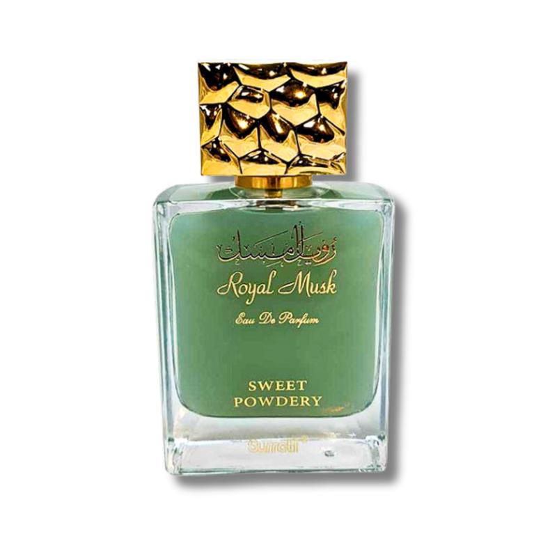 Royal Musk Sweet Powdery EDP 100ML (3.4 OZ) by SURRATI, Exotic Fragrances for Men & Women.