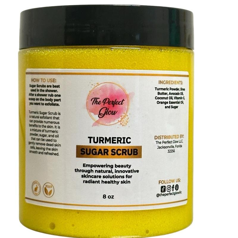 Turmeric Sugar Scrub Avocado Body Care Lemon Blend Nursing Shea