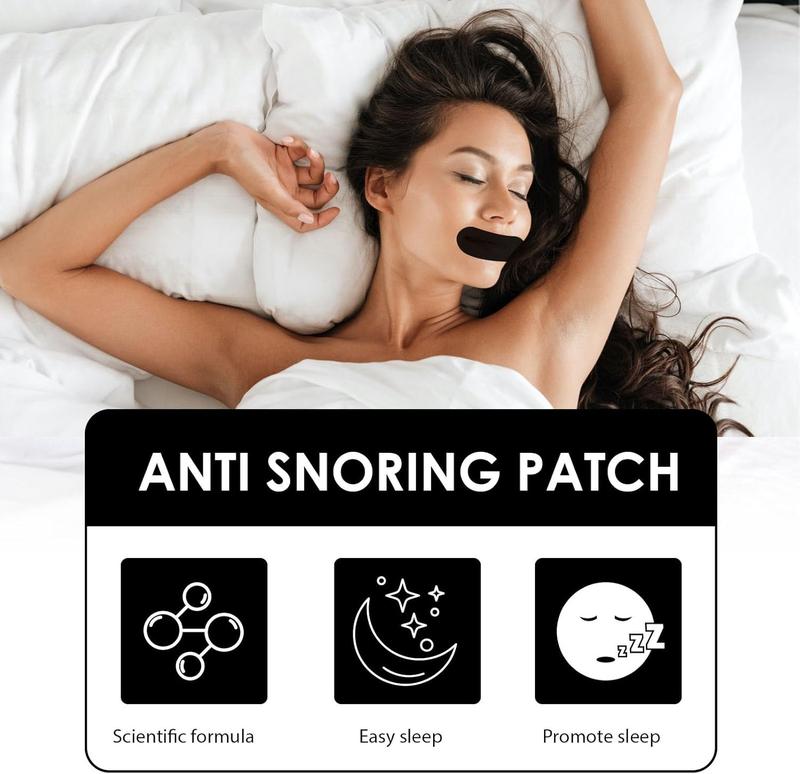 60 Pack Mouth Tape for Anti Snoring Sleep - Hypoallergenic and Skin-Friendly Gentle Skincare Comfort