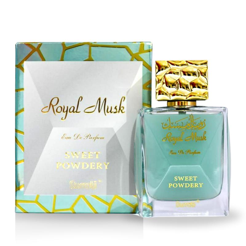 Royal Musk Sweet Powdery EDP 100ML (3.4 OZ) by SURRATI, Exotic Fragrances for Men & Women.