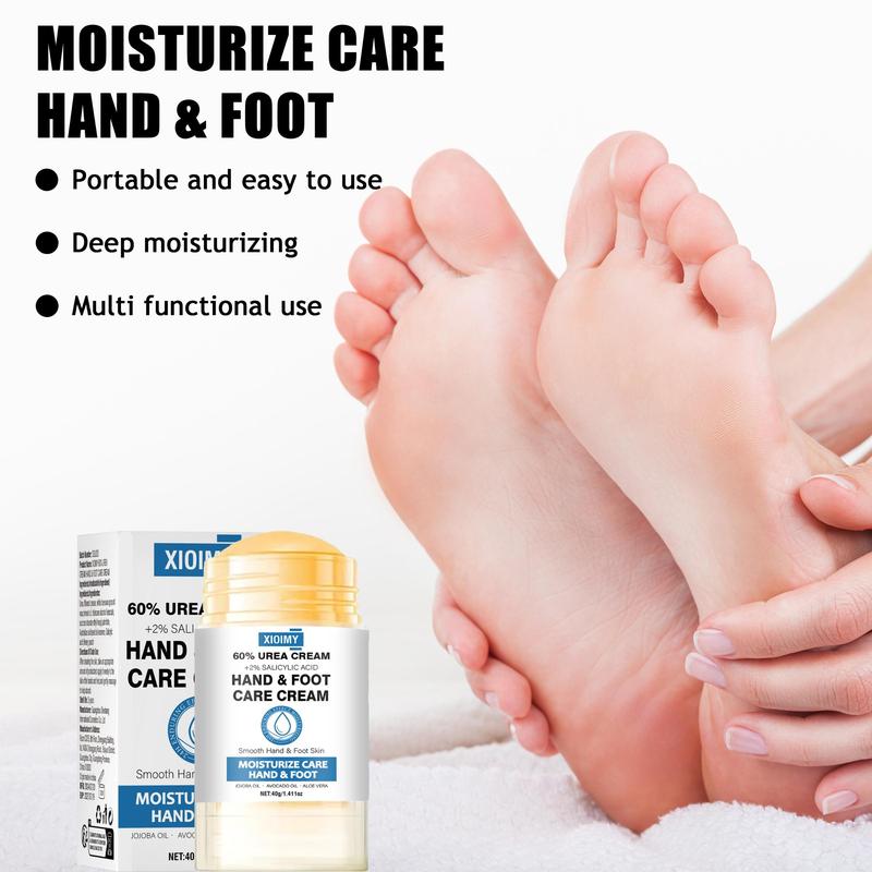 60% Urea & 2% Salicylic Acid Foot Care Cream, 1 Box Deep Moisturizing Foot Cream, Foot Skin Care Product for Dry and Cracked Feet