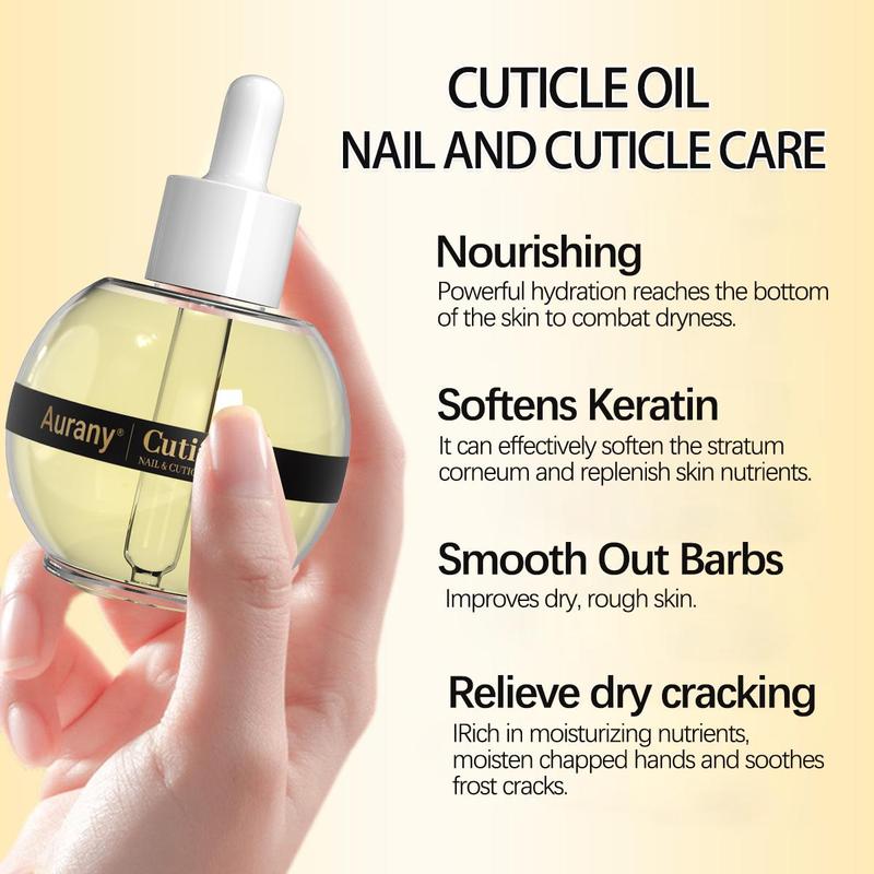 Nail Cuticle Oil, 1 Box Nail Care Product for Dry & Damaged Cuticle, Deeply Nourishing Nail Root, Enhancing Nail Toughness