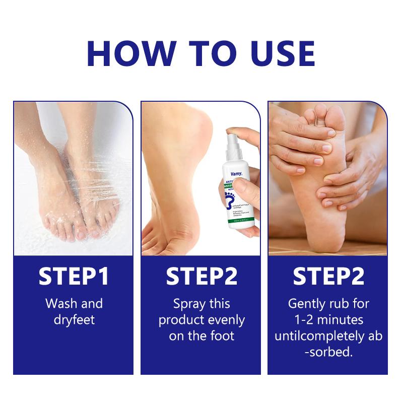 Vamyinfused foot sanitizer spray natural Tea Tree Oil Foot Care Spray and oregano leaf longacting disinfectant antibacterial spray Tinea pedis,itching House antibacterial protection ,itchy skin,foot support ,