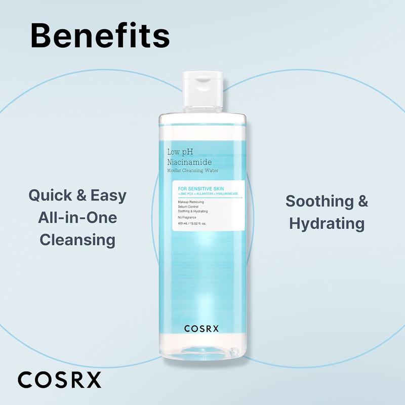 [COSRX OFFICIAL] Low pH Niacinamide Micellar Cleansing Water 400ml