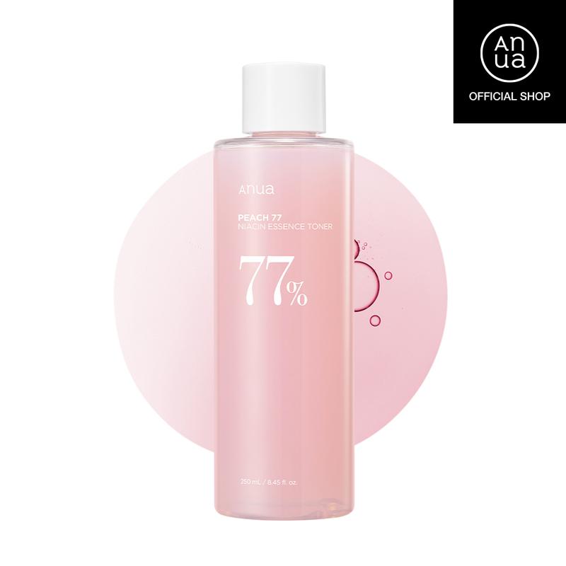 [Anua Official Shop] Peach 77 Niacin Essence Toner 8.45 fl. oz. (250ml) ｜Milky Toner with Niacinamide for Radiant Skin, Korean skin care, niacinamide