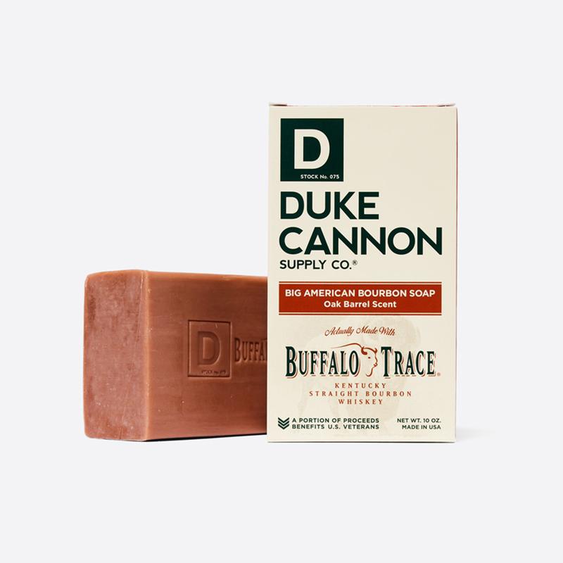 Duke Cannon Supply Co. Buffalo Trace Bourbon Variety Pack, Body Soap, Men's Cologne, Bourbon Oak Barrel Scented, Body Care, Beard Oil, Beard Balm, Body Wash