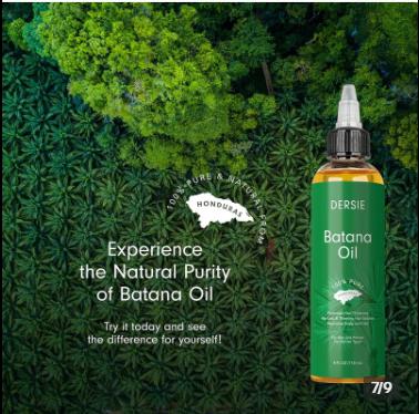 Batana Oil for Hair Growth: Dr Sebi Organic RawBatana Oil from Honduras - 100% Pure & Natural- For Thicker & Stronger Hair - 4 FL 0Z (1 Pack)