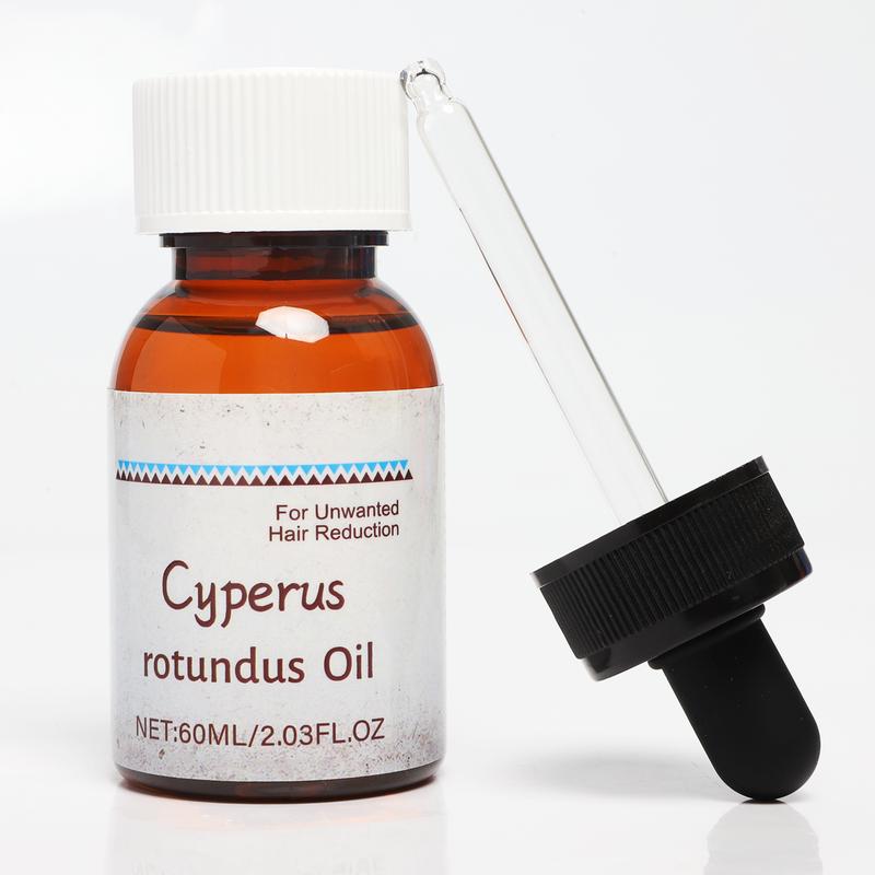 60ml Cyperus Rotundus Oil - The Exquisite Natural Solution for Optimal Hair Removal! A Vigorous Inhibitor of Hair Growth.