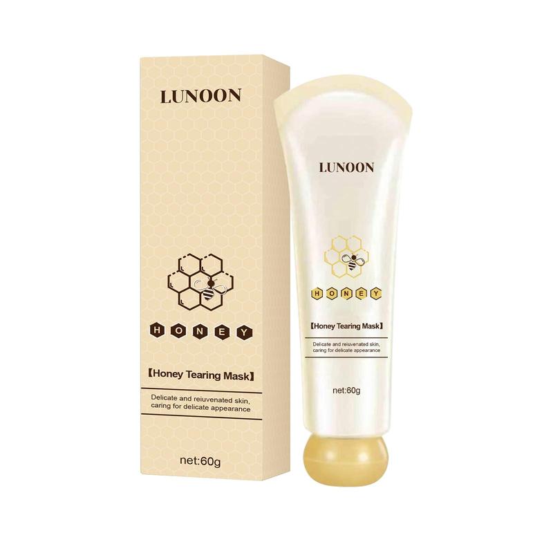 Honey Tearing Mask, Oil Control Honey Tearing Peel Mask, Deep Cleansing Exfoliating Mask, Facial Skin Care Product for Women and Men