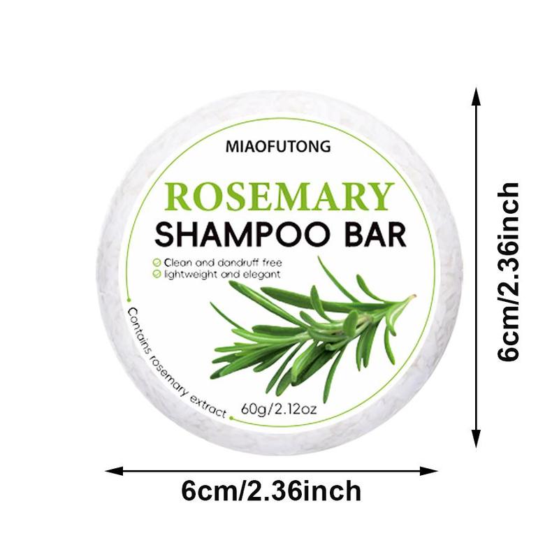 Rosemary Deep Cleansing & Oil Control Shampoo Bar, 1 Count Hydrating & Smoothing Hair Care Soap, Hair Care & Styling Product, Hair Growth Shampoo, Christmas, Christmas Gift