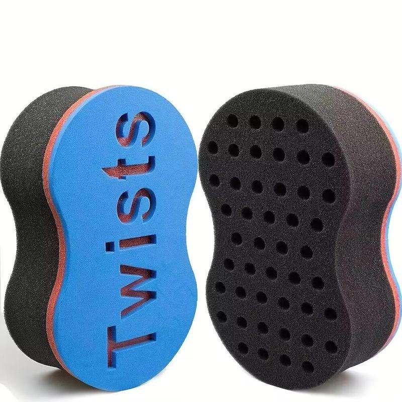 Hair Curling Sponge, 1 Count Big Hole Hair Sponge For Men & Women, Hair Curl Brush, Hair Scrubber For Home Daily Use