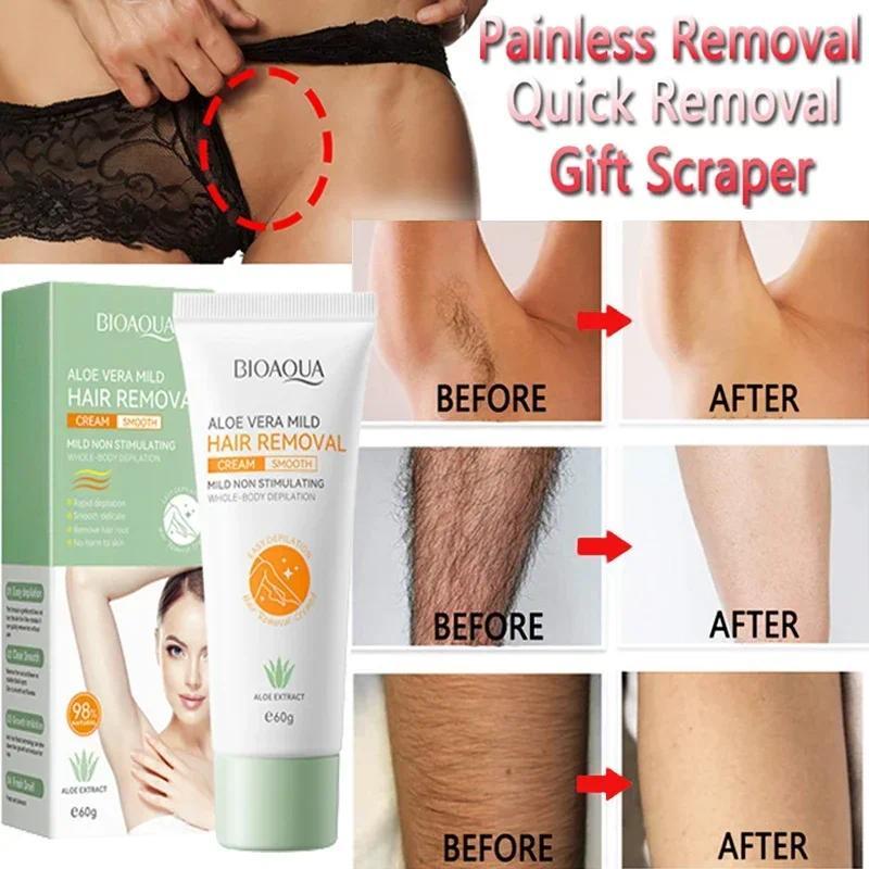 Fast Hair Removal Cream Painless Hair Growth Inhibitor Arm Armpit Legs Permanent Depilatory for Men Women Beauty Health Care 60g