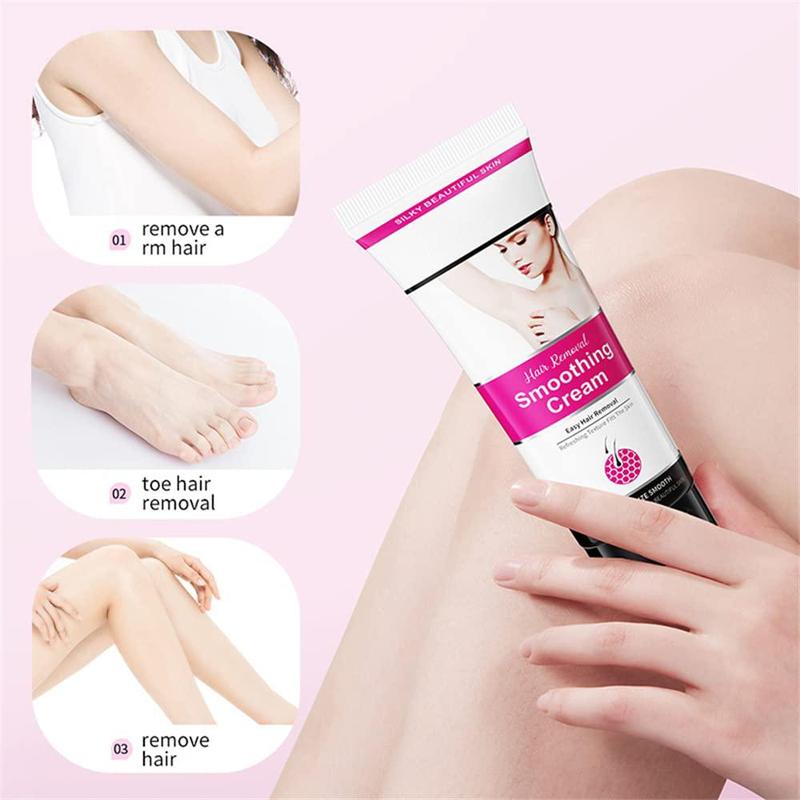 Hair Removal Cream, Gentle & Soothing Hair Removal for Women, Skin Friendly Painless Hair Remover Cream, Easy Hair Removal, Personal Care Products