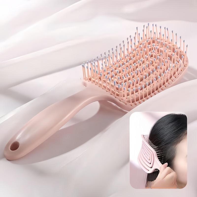 Hollow Out Hair Styling Comb, Scalp Massage Comb, Curly Hair Detangling & Styling Tool, Hairdressing Combs for Women & Girls