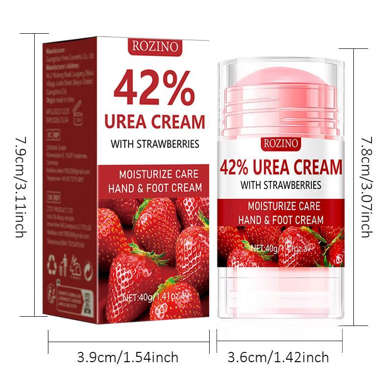 Strawberry Flavored Moisturizing Stick for Dry & Cracked Skin, 1 Count Hand & Foot Care Cream, Personal Care Product for Women & Men