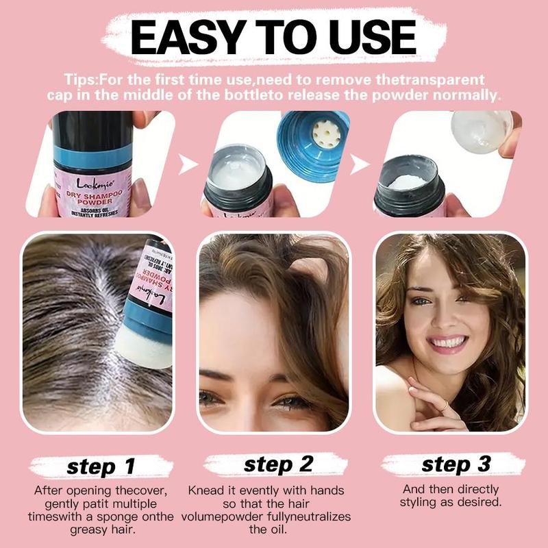 10g Dry Shampoo Powder, 2 Counts set Oil Control Hair Styling Powder, Hair Style Products for Women & Men