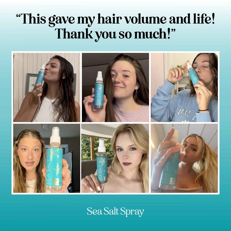 Maple Holistics Sea Salt Spray for Voluminous Hair seasalt hairspray Lightweight Nourishing Haircare