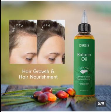 Batana Oil for Hair Growth: Dr Sebi Organic RawBatana Oil from Honduras - 100% Pure & Natural- For Thicker & Stronger Hair - 4 FL 0Z (1 Pack)