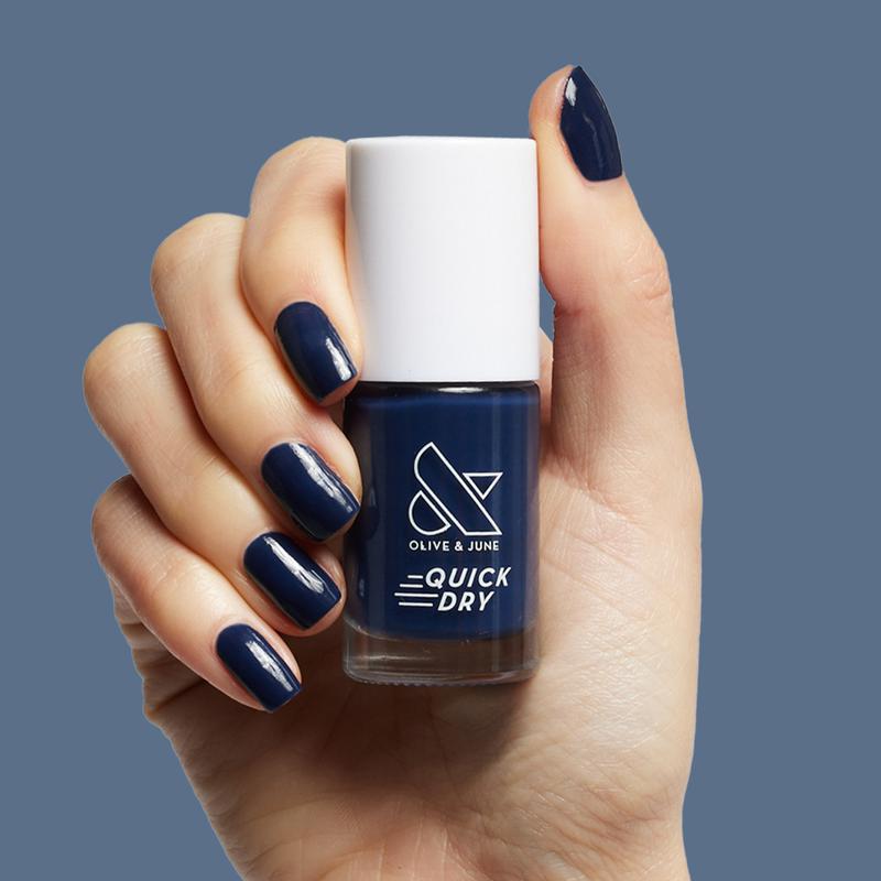 Suited true dark navy nail polish