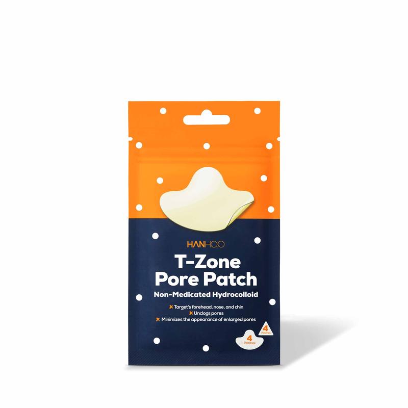 T-Zone Hydrocolloid Pore & Nose Patch | For Blackheads & Clogged Pores | Fits Nose, Chin, and Forehead | Korean Beauty | 4 Pore + 4 Triangle Patches Skincare Comfort