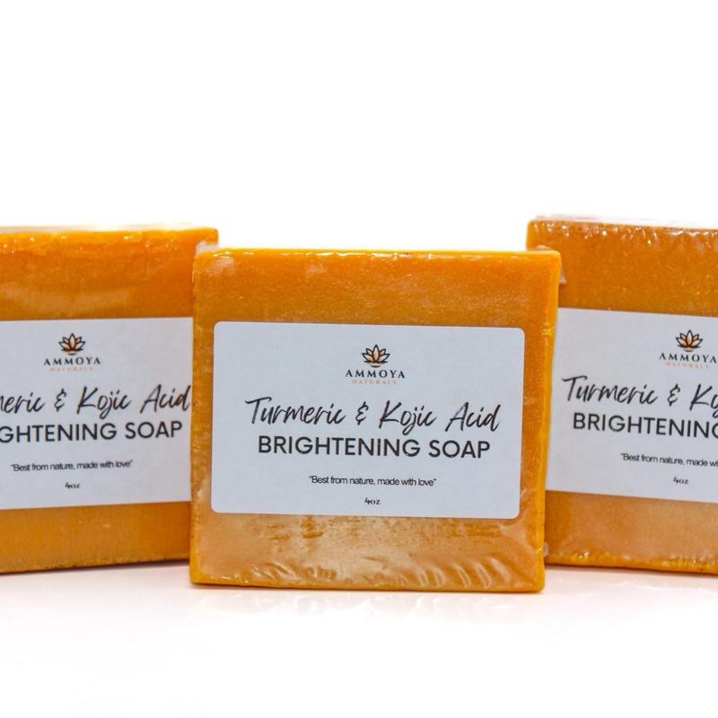 Turmeric and Kojic Soap Multi Pack, Skincare 2 Pack, 3 Pack or 5 Pack acne spots