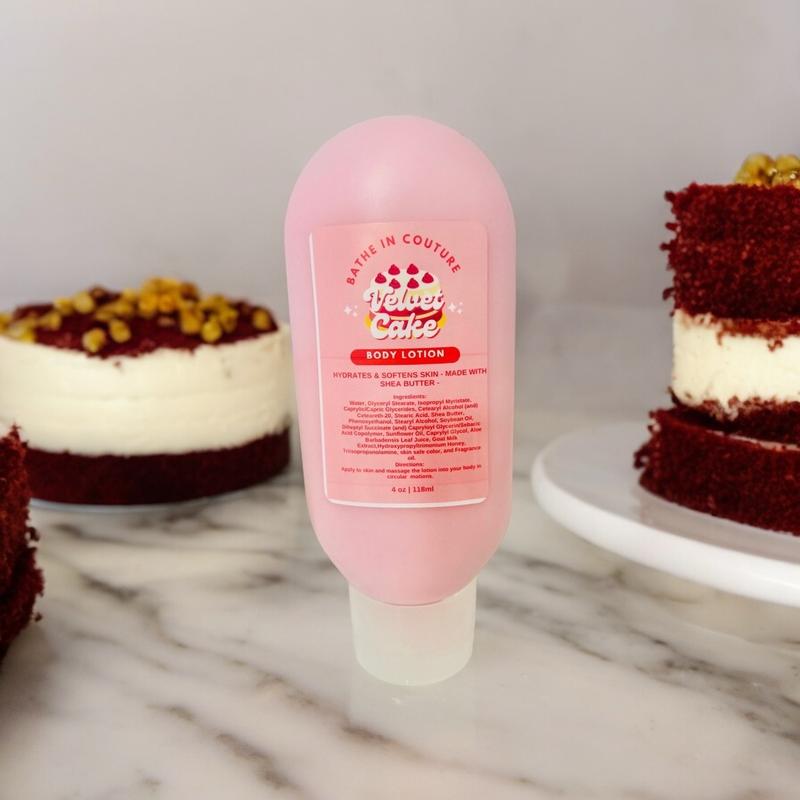 Red Velvet Body Lotion Body Care Moisture Shea Butter Smooth Silky Blend